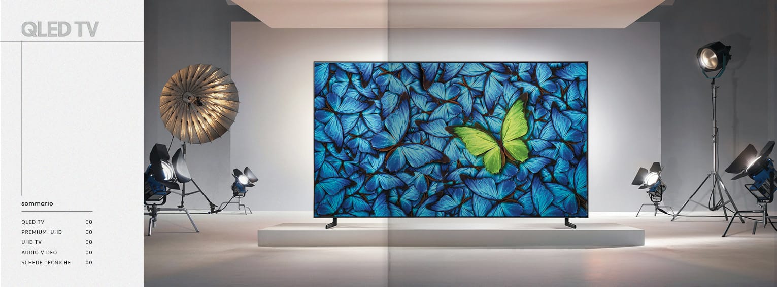 Samsung QLed Tv Catalog Double Page 3