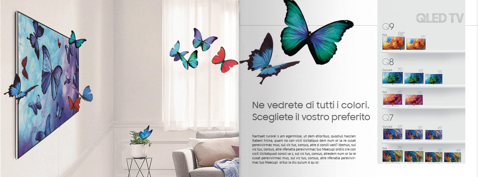 Samsung QLed Tv Catalog Double Page 4
